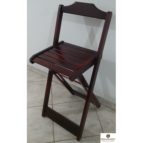Banqueta Iron Alta Dobrável para Bar - Cod: 59